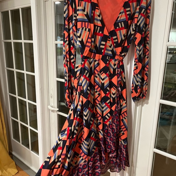 Anthropologie hi-low wrap dress - Picture 5 of 9